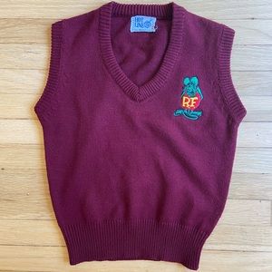 Vintage 1950s Rat Fink Knit Sweater Vest